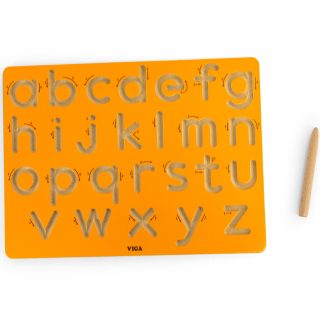 VIGA Graphomotor Board Lower Case Letters Learning to Write