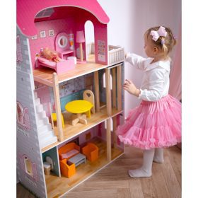VIGA-Large-Wooden-Dollhouse-3