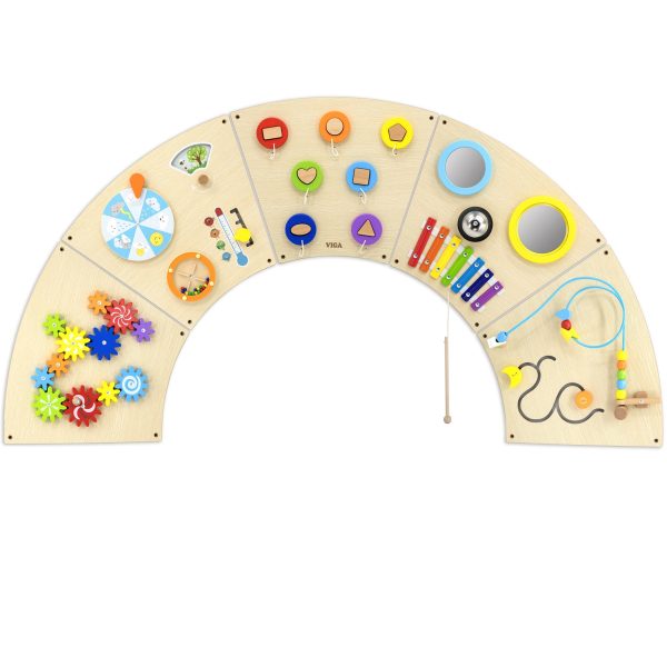 VIGA-Montessori-Arch-Wall-Manipulative-Board VIGA Montessori Arch Wall Manipulative Board