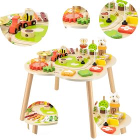 VIGA PolarB Educational Table Activities Pyramid Cymbals Sensory Montessori