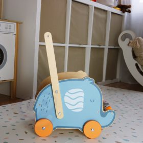 VIGA-PolarB-Wooden-2-in-1-Stroller-Walker-Elephant-3