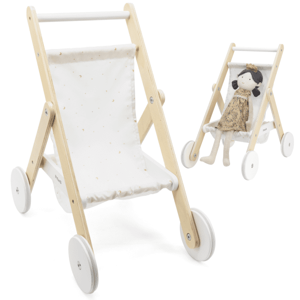 VIGA-PolarB-Wooden-Doll-Stroller VIGA PolarB Wooden Doll Stroller