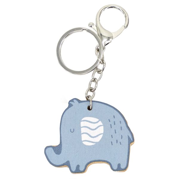 VIGA-PolarB-Wooden-Elephant-Keychain VIGA PolarB Wooden Elephant Keychain