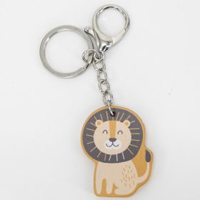 VIGA-PolarB-Wooden-Lion-Keychain-1
