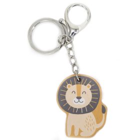 VIGA-PolarB-Wooden-Lion-Keychain VIGA PolarB Wooden Lion Keychain