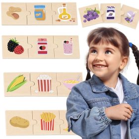 VIGA Puzzle Set Discover the Connections Between Nature and Food