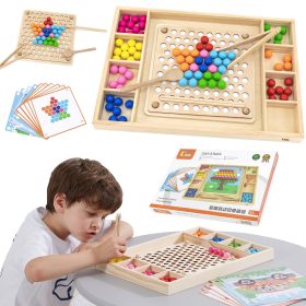 VIGA-Wooden-Ball-Catch-and-Match-Game-Montessori-Puzzle VIGA Wooden Ball Catch and Match Game Montessori Puzzle
