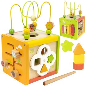 VIGA-Wooden-Educational-Cube-5-in-1 Viga Wooden Educational Cube 5-in-1