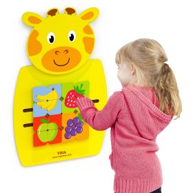 VIGA-Wooden-Giraffe-Manipulative-Board-FSC-Montessori-Certificate-1