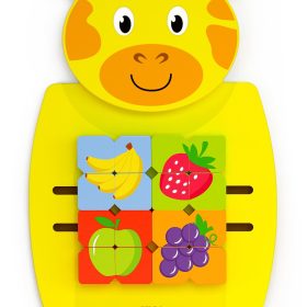 VIGA-Wooden-Giraffe-Manipulative-Board-FSC-Montessori-Certificate VIGA Wooden Giraffe Manipulative Board FSC Montessori Certificate