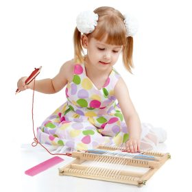 VIGA-Wooden-Loom-Weaving-Workshop-Montessori-Weaving-Kit-2