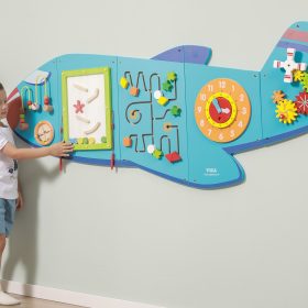 VIGA-Wooden-Manipulative-Sensory-Board-Airplane-FSC-Montessori-Certificate-2