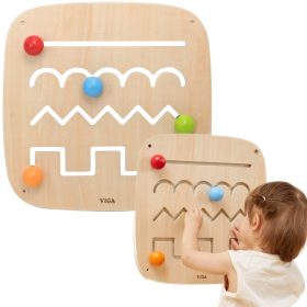 VIGA-Wooden-Manipulative-Sensory-Maze-Board VIGA Wooden Manipulative Sensory Maze Board
