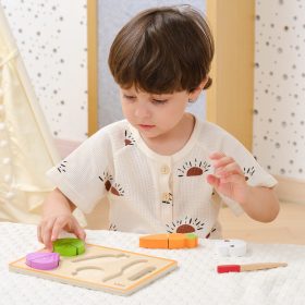 VIGA-Wooden-Montessori-Educational-Puzzle-Vegetables-for-Cutting-2