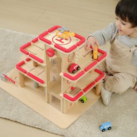 VIGA-Wooden-Parking-for-Cars-with-Elevator-for-4-Cars-and-Helicopter-1