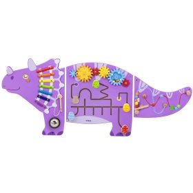 VIGA-Wooden-Sensory-Manipulation-Board-EDU-Triceratops-1