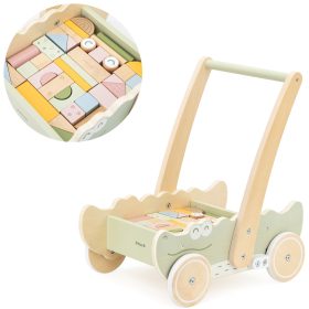 Viga Wooden Pusher Trolley