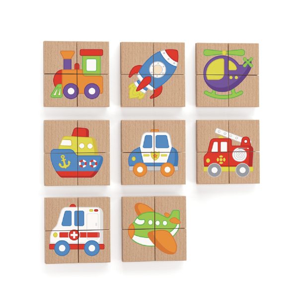 Viga-Wooden-Puzzle-Magnetic-Puzzle-Vehicles-FSC-Certified Viga Wooden Puzzle Magnetic Puzzle - Vehicles FSC Certified