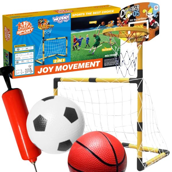 WOOPIE-2-in-1-Basketball-Set-Soccer-Goal-Balls-and-Pump WOOPIE 2-in-1 Basketball Set: Soccer Goal + Balls and Pump