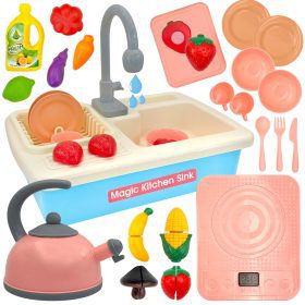 WOOPIE-2-in-1-Kitchen-Sink-with-Water-Tap-Blue WOOPIE 2-in-1 Kitchen Sink with Water Tap Blue