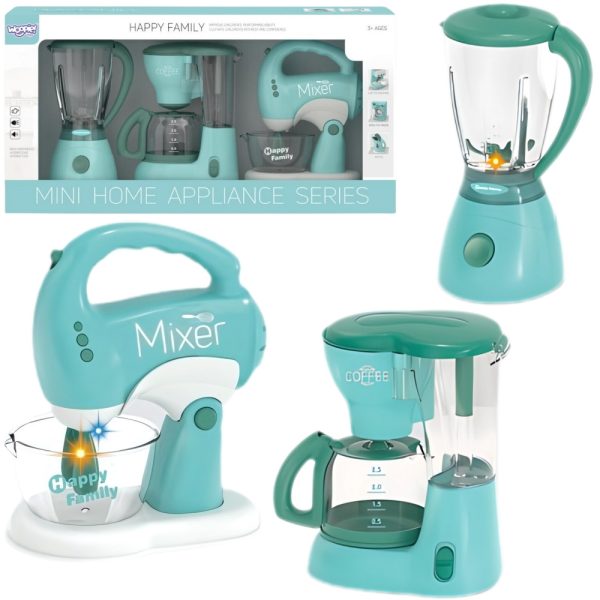 WOOPIE 3-in-1 Children's Household Appliances Set: Mixer