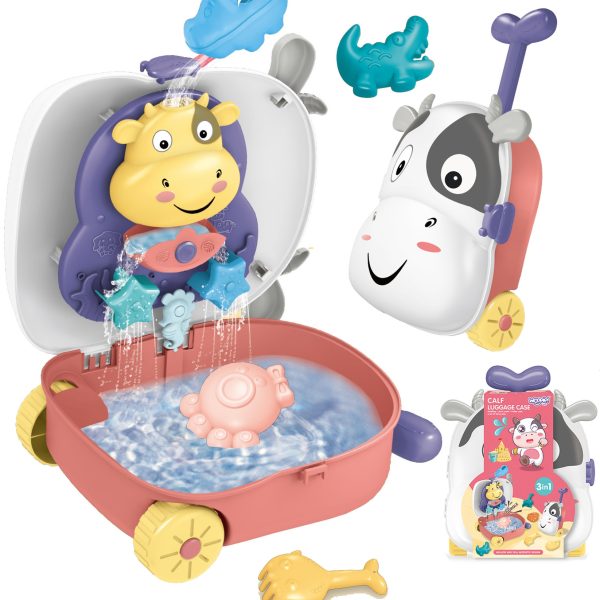 WOOPIE-3-in-1-Sandbox-Set-Cow-Suitcase-Water-Table WOOPIE 3-in-1 Sandbox Set Cow Suitcase Water Table