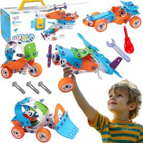 WOOPIE-5-in-1-STEM-Building-Blocks-Vehicle-Set WOOPIE 5-in-1 STEM Building Blocks Vehicle Set