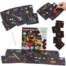 WOOPIE ART&FUN Creative Scratch-Off Set for Children 7 pcs.