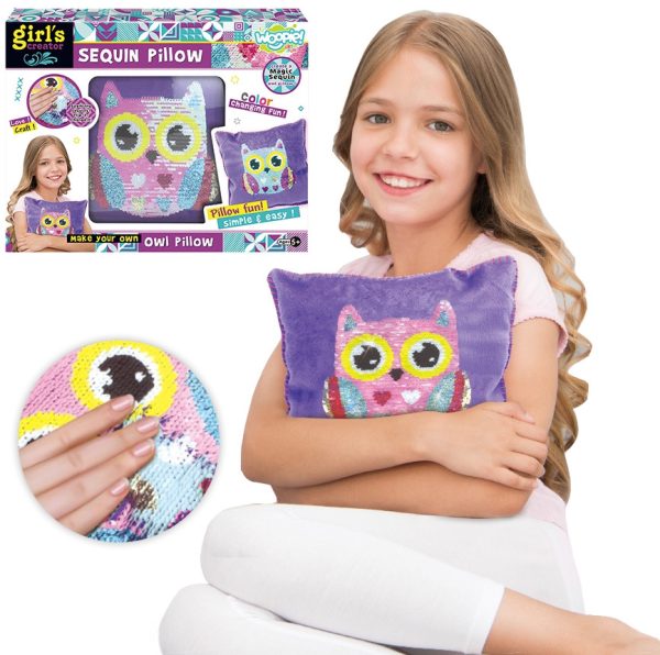 WOOPIE-ARTFUN-Creative-Set-Owl-Pillow-for-Decorating WOOPIE ART&FUN Creative Set Owl Pillow for Decorating