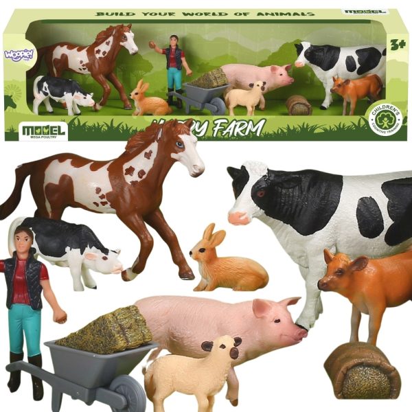 WOOPIE-Animal-Figures-Happy-Farm-10pcs WOOPIE Animal Figures Happy Farm 10pcs.