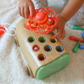 WOOPIE-Arcade-Game-Woodpecker-Bug-Hammer-3in1-Stroller-Puller-for-Babies-1