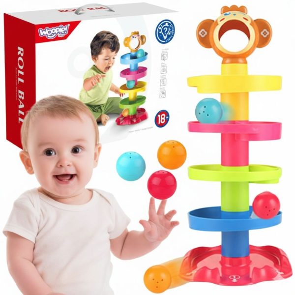 WOOPIE-BABY-Ball-Track-Spiral-Set-3-Balls WOOPIE BABY Ball Track Spiral Set + 3 Balls