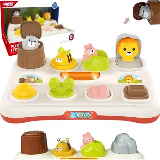 WOOPIE BABY Educational Toy Pop Up Zoo Animals