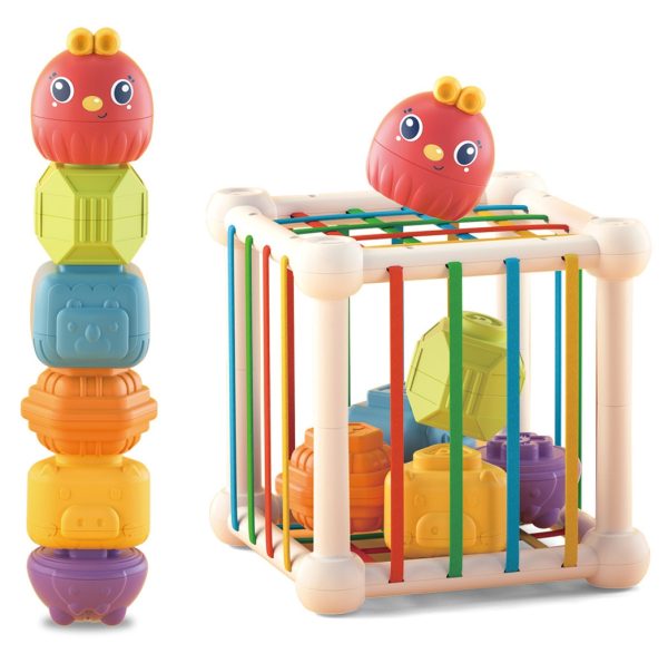 WOOPIE-BABY-Flexible-Sensory-Cube-Sorter-for-Children-Animals-Rattle-7-pcs WOOPIE BABY Flexible Sensory Cube Sorter for Children Animals + Rattle 7 pcs.