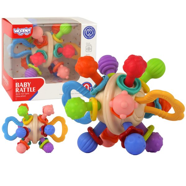 WOOPIE-BABY-Soft-Rattle-2in1-Teether-Sensory-Toy-for-Babies-0m WOOPIE BABY Soft Rattle 2in1 Teether Sensory Toy for Babies 0m+