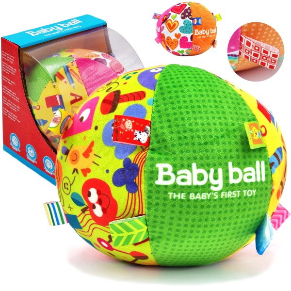 WOOPIE-BABY-Soft-Sensory-Ball-Lady-Label-with-Sew-in-for-Toddlers-Sound WOOPIE BABY Soft Sensory Ball Lady Label with Sew-in for Toddlers + Sound