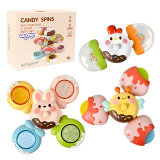 WOOPIE BABY Spinner Sensory Toy Bee Chicken Rabbit Interchangeable 3 pcs.