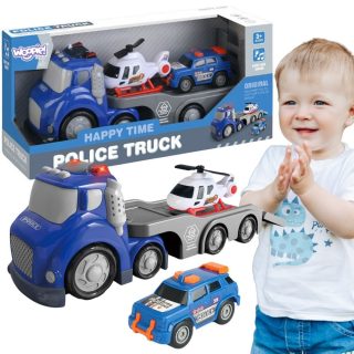 WOOPIE Blue Police City Truck Sound and Light Effects