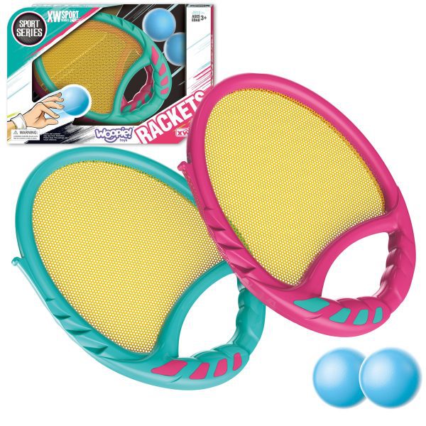 WOOPIE Catch Ball Arcade Game 2 Paddles + 2 Balls