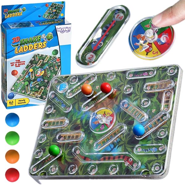 WOOPIE-Classic-Family-Game-Snakes-and-Ladders-3D WOOPIE Classic Family Game Snakes and Ladders 3D