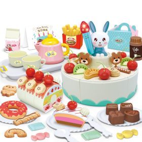 WOOPIE Confectionery Birthday Cake for Cutting + Tea Set 85 pcs.