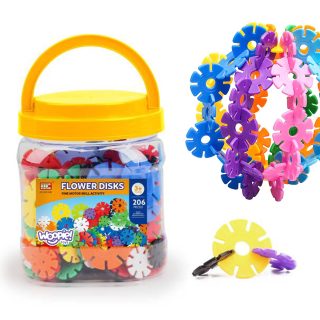 WOOPIE Construction Blocks Waffles Hedgehogs in a Tube 206 pcs.