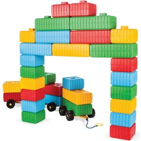 WOOPIE-Construction-Blocks-XXL-Set-with-Car-43-pcs WOOPIE Construction Blocks XXL Set with Car 43 pcs.