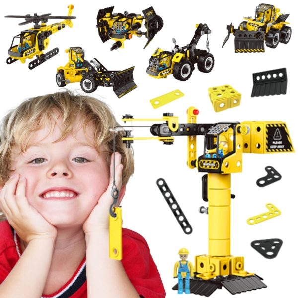 WOOPIE-Construction-Set-STEAM-Construction-Vehicles-6in1-223-pcs WOOPIE Construction Set STEAM Construction Vehicles 6in1 223 pcs.
