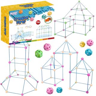 WOOPIE Construction Set XXL Tent Base Tube Straws 340 pcs.