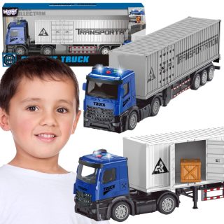 WOOPIE Container Truck with Light and Sound Effects!