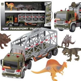 WOOPIE-Dinosaur-Transporter-Truck-Car-with-Sound-and-Light WOOPIE Dinosaur Transporter Truck Car with Sound and Light