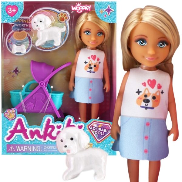 WOOPIE-Doll-with-Stroller-and-Dog WOOPIE Doll with Stroller and Dog