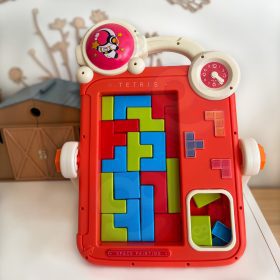 WOOPIE-Double-Sided-Drawing-Board-Tetris-Game-2-in-1-Orange-2