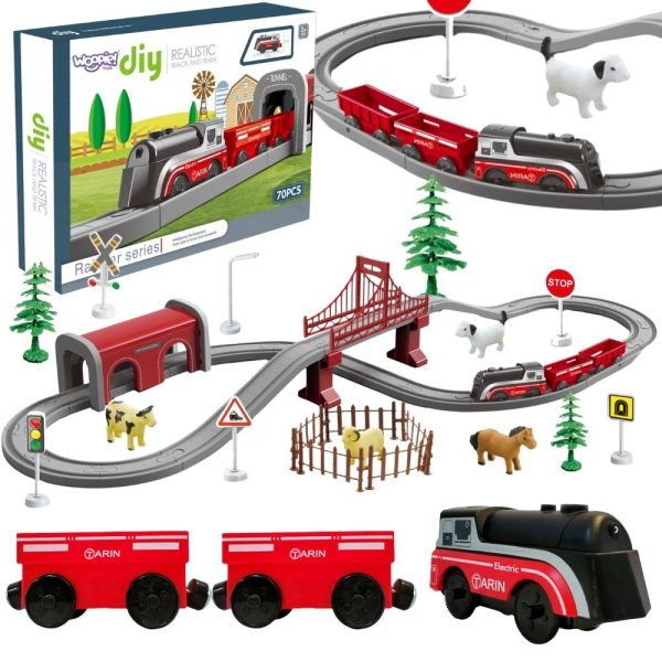 WOOPIE-Electric-Train-Set-Locomotive-Track-Farm-Animals-70-pcs WOOPIE Electric Train Set Locomotive Track Farm Animals 70 pcs.